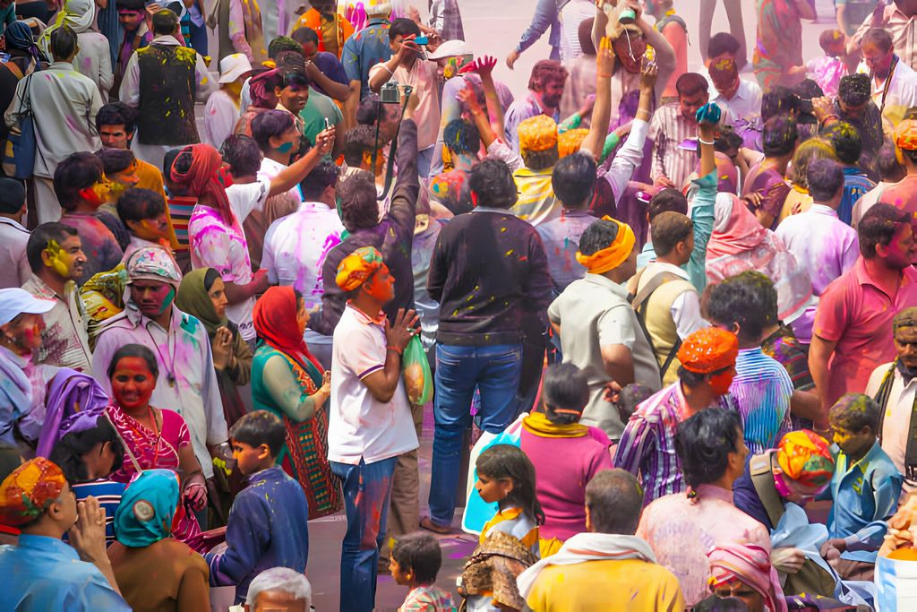 Holi celebration