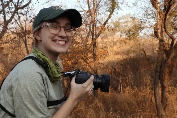 Guest on safari in India